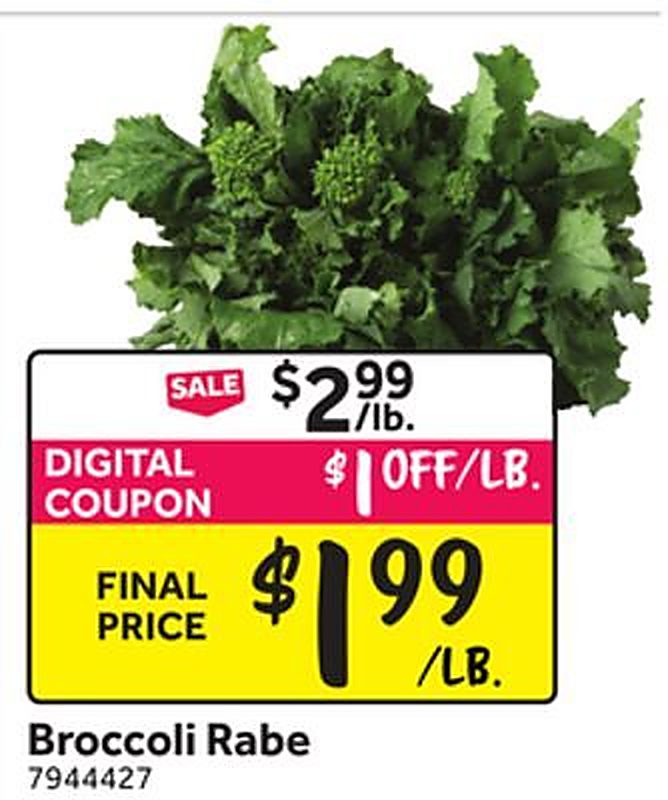 Broccoli Rabe - Stop & Shop weekly ad deal