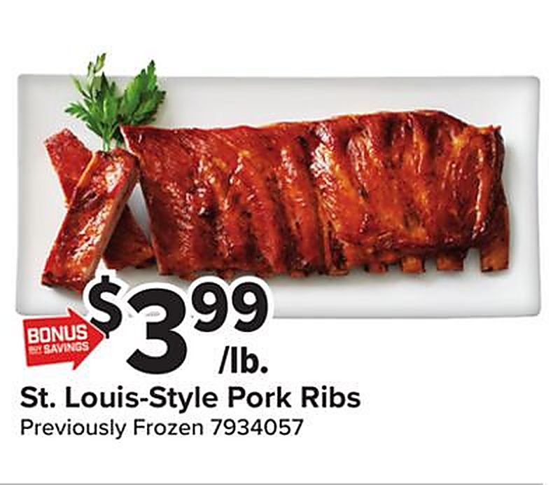 St. Louis-Style Pork Ribs - Giant Food weekly ad deal