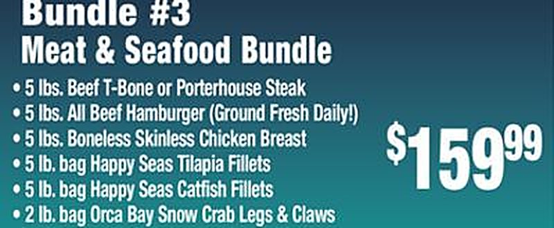 Meat & Seafood Bundle - Food Pride Market weekly ad deal