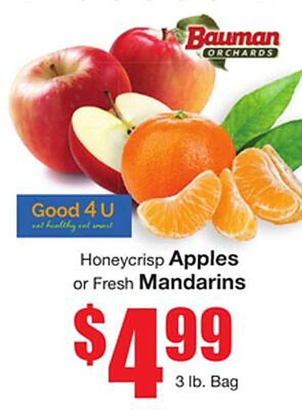 Honeycrisp Apples or Fresh Mandarins - Marcs weekly ad deal