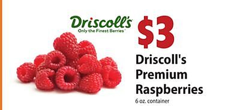 Driscoll's Premium Raspberries - Festival Foods weekly ad deal