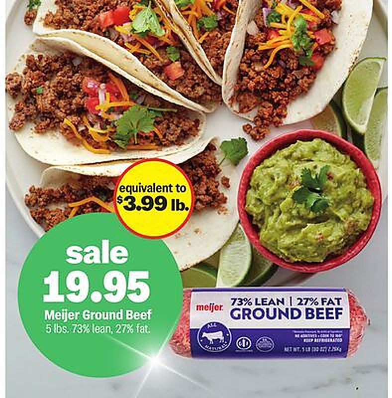 Meijer Ground Beef - Meijer weekly ad deal
