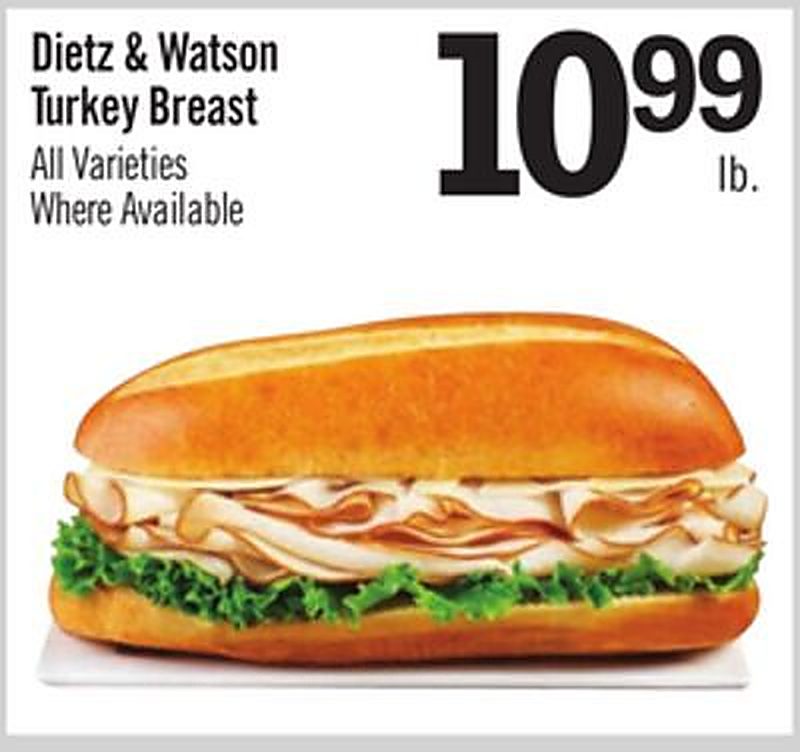 Dietz & Watson Turkey Breast - Price Chopper weekly ad deal
