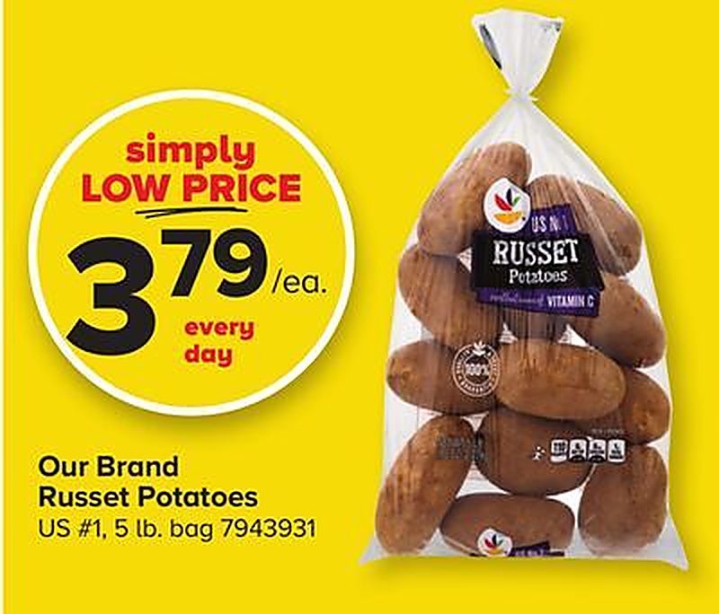 Our Brand Russet Potatoes - Giant Food Stores weekly ad deal