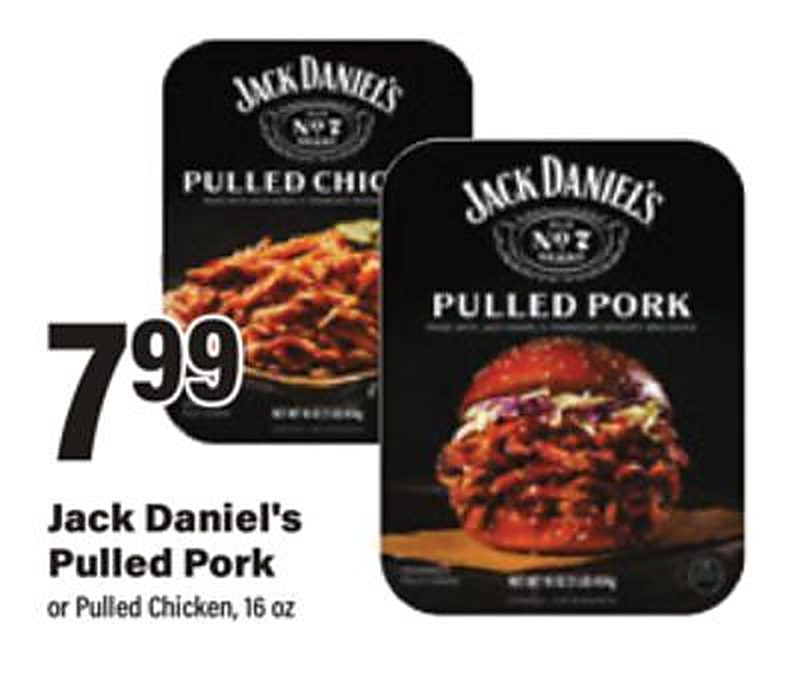 Jack Daniel's Pulled Pork or Pulled Chicken - Big Y weekly ad deal