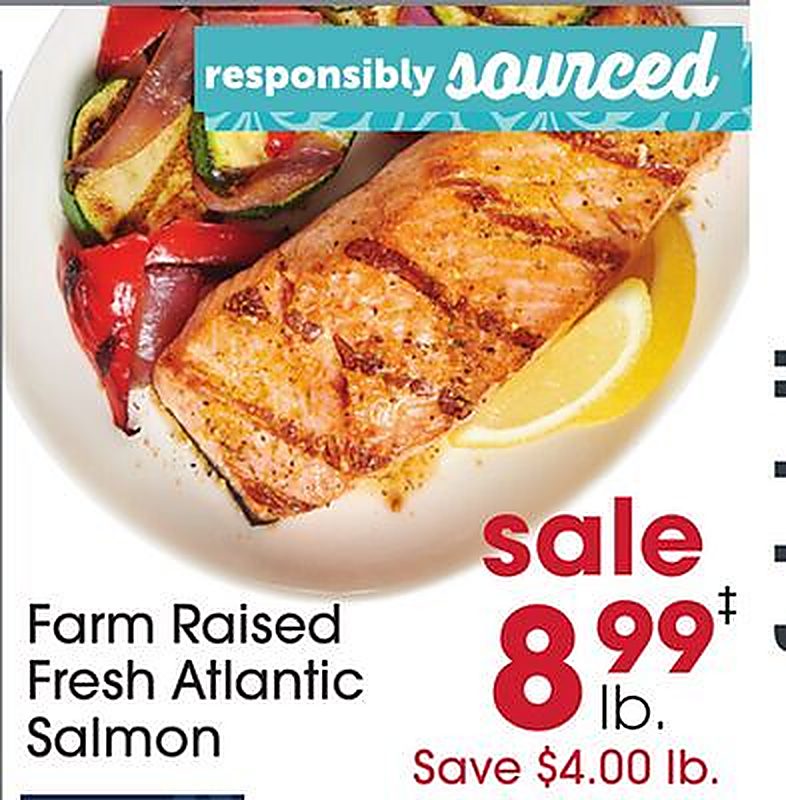 Farm Raised Fresh Atlantic Salmon - Giant Eagle weekly ad deal