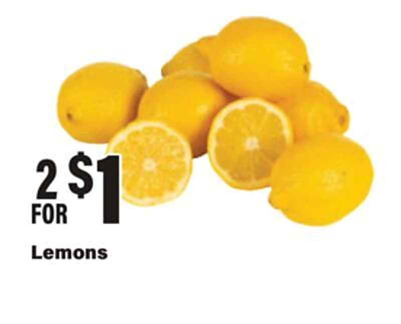 Lemons - Big Y weekly ad deal