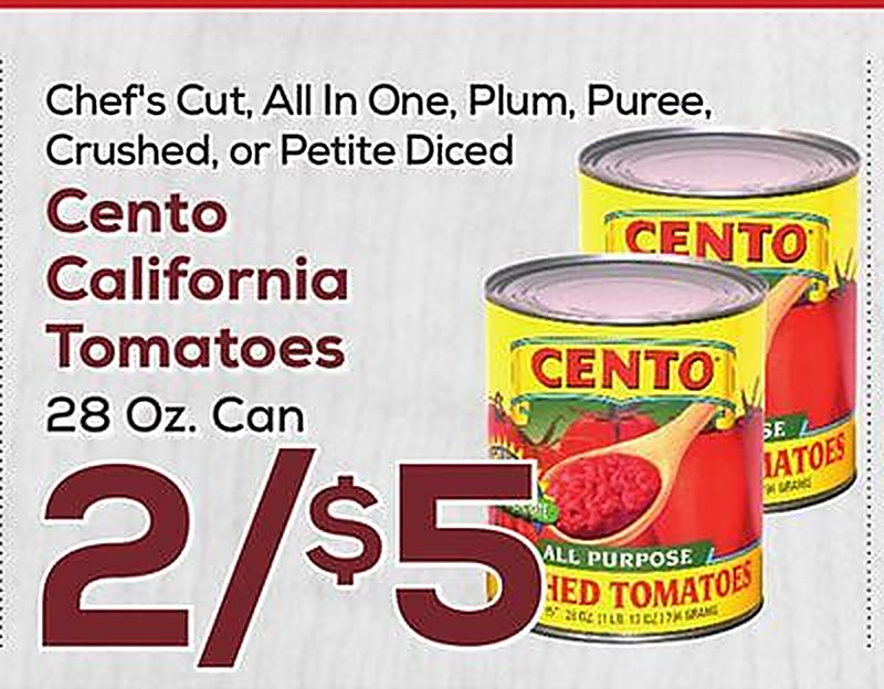 Cento California Tomatoes - DeCicco & Sons weekly ad deal