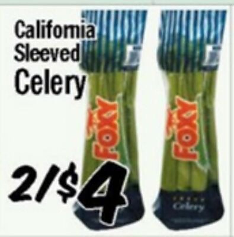 California Sleeved Celery - Western Beef weekly ad deal