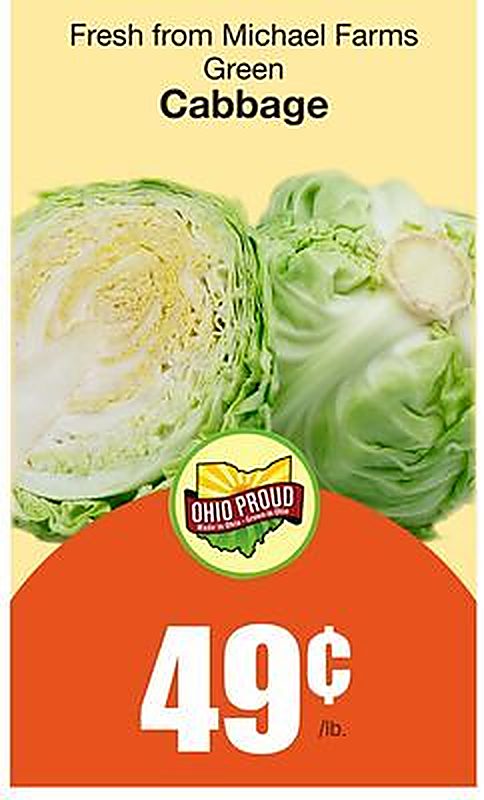 Cabbage - Marcs weekly ad deal