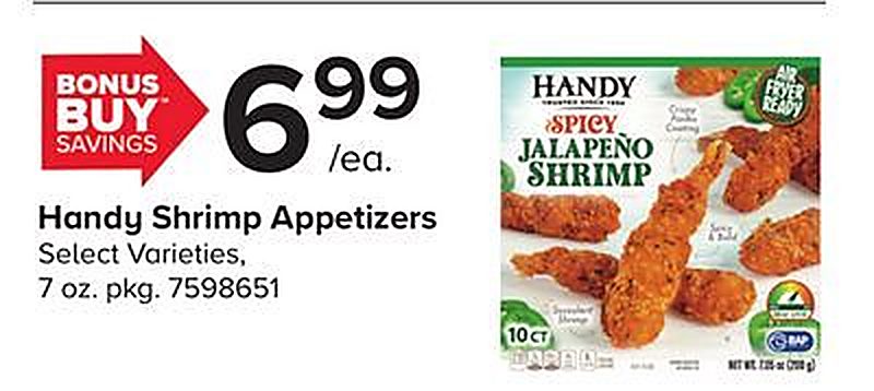Handy Shrimp Appetizers - Giant Food Stores weekly ad deal