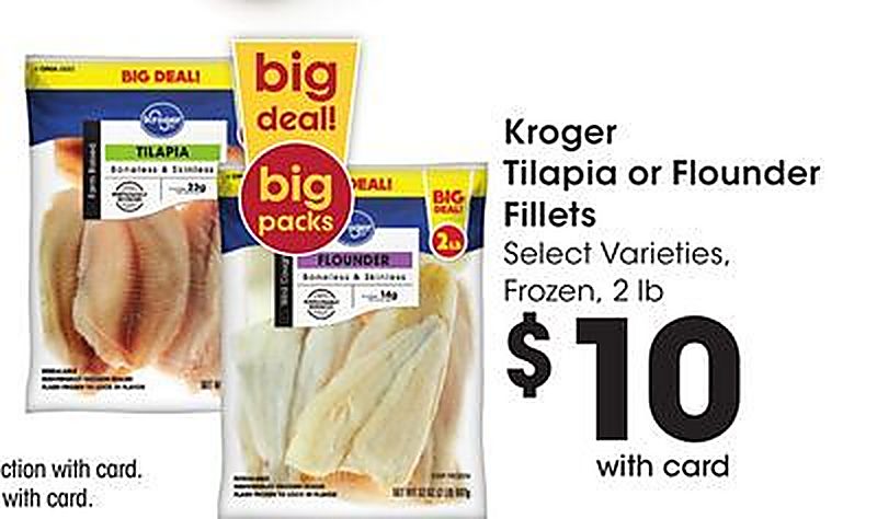 Kroger Tilapia or Flounder Fillets - Pick 'n Save weekly ad deal