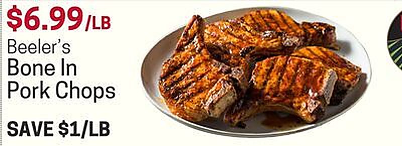 Beeler's Bone In Pork Chops - Earth Fare weekly ad deal