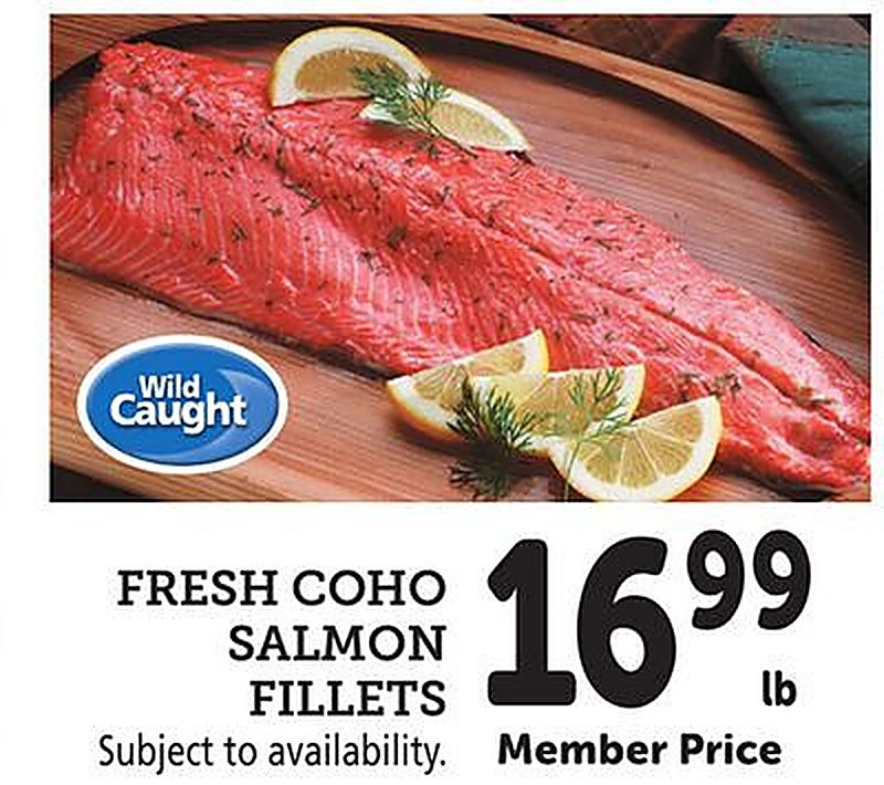 FRESH COHO SALMON FILLETS - Andronico's weekly ad deal