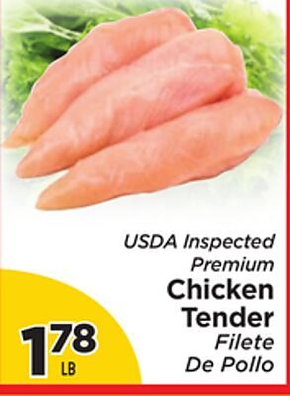 USDA Inspected Premium Chicken Tender - Presidente Supermarketss weekly ad deal