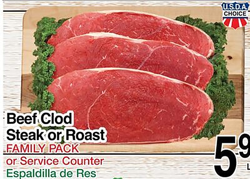 Beef Clod Steak or Roast - Superior Grocers weekly ad deal