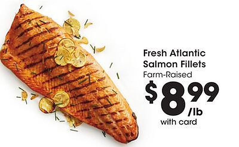 Fresh Atlantic Salmon Fillets - Kroger weekly ad deal