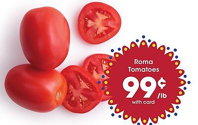 Roma Tomatoes - Smith's Food and Drug weekly ad deal