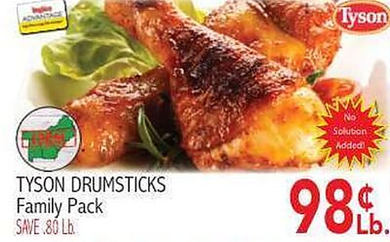 TYSON DRUMSTICKS - Ingles Markets weekly ad deal