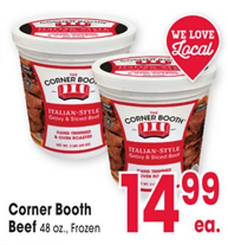 Corner Booth Beef - Jewel Osco weekly ad deal