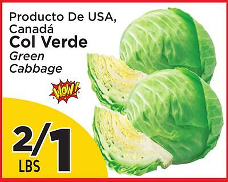 Green Cabbage - Presidente Supermarketss weekly ad deal