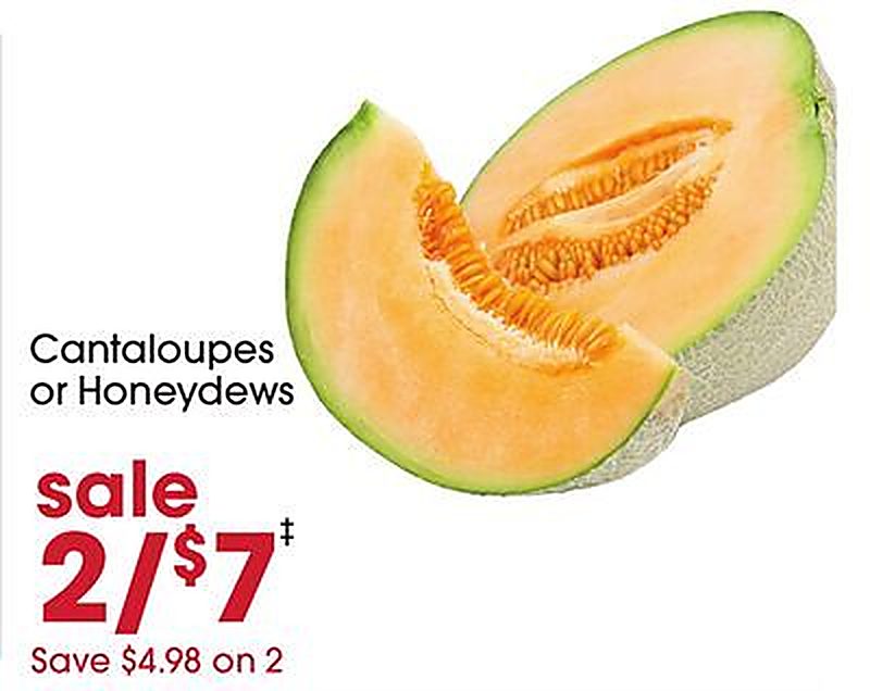 Cantaloupes or Honeydews - Giant Eagle weekly ad deal