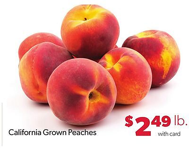 California Grown Peaches - VG’s Grocery weekly ad deal