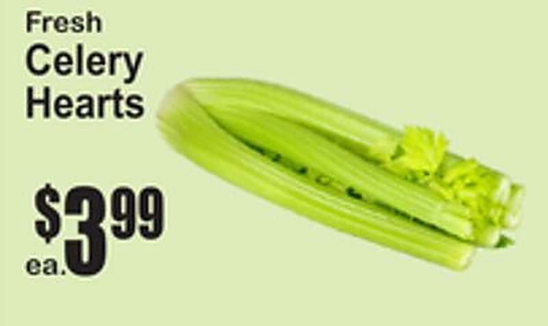 Fresh Celery Hearts - Superfresh weekly ad deal