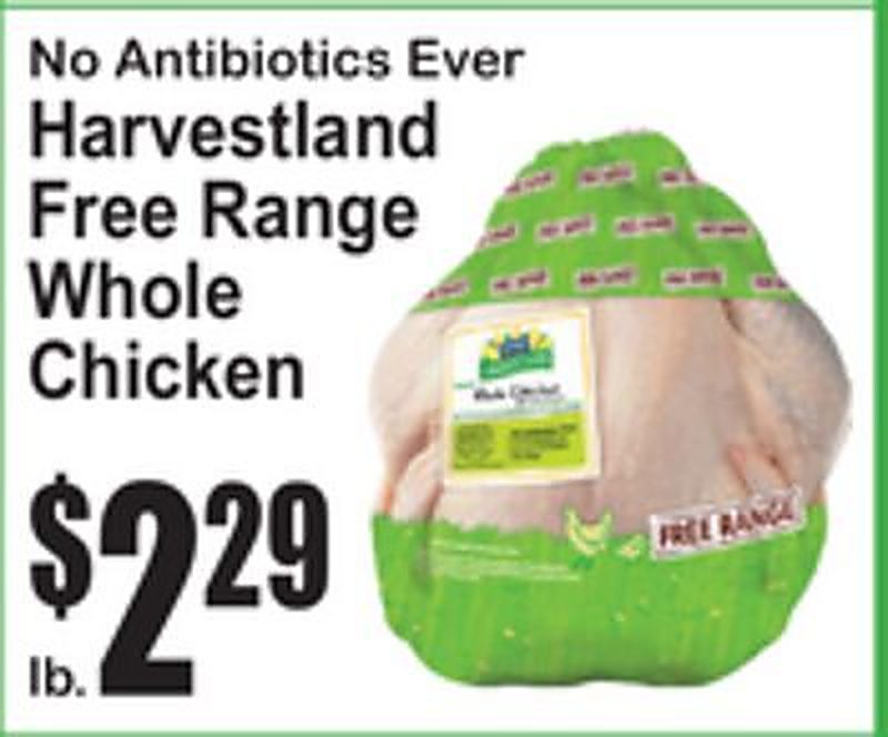 Harvestland Free Range Whole Chicken - Superfresh weekly ad deal