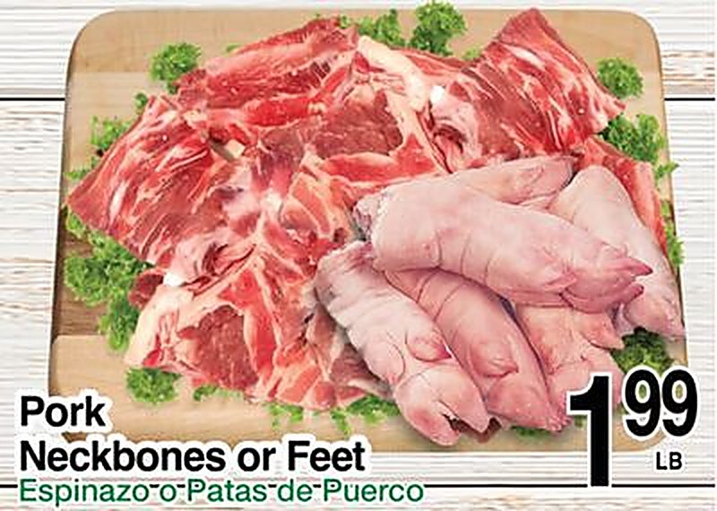 Pork Neckbones or Feet - Superior Grocers weekly ad deal