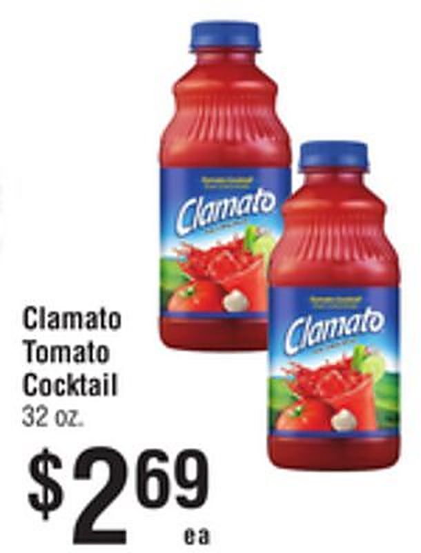 Clamato Tomato Cocktail - Smart & Final weekly ad deal