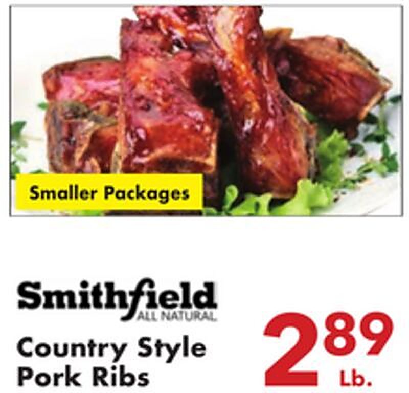 Smithfield Country Style Pork Ribs - Fairplay Foods weekly ad deal