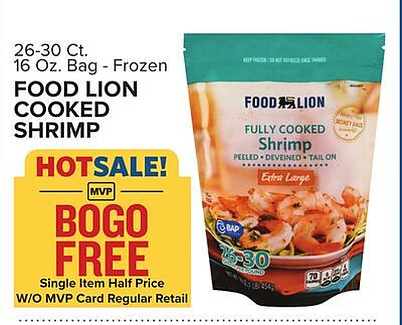 Food Lion Cooked Shrimp
