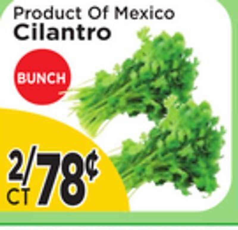Product Of Mexico Cilantro - Presidente Supermarketss weekly ad deal