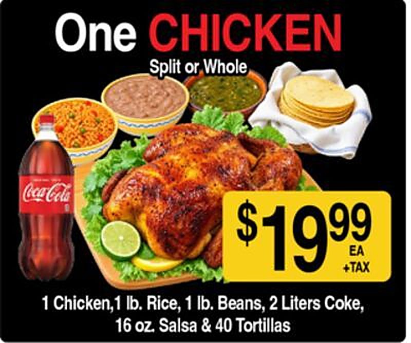 One CHICKEN - Superior Grocers weekly ad deal