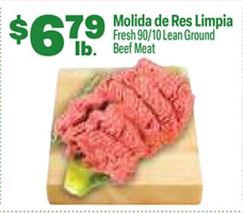 Fresh 90/10 Lean Ground Beef Meat - El Rio Grande weekly ad deal