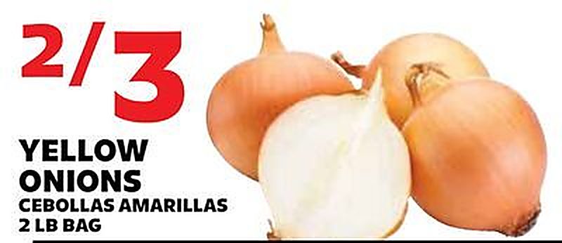 YELLOW ONIONS / CEBOLLAS AMARILLAS - Sedanos weekly ad deal