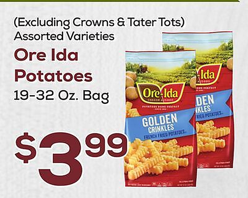 Ore Ida Potatoes - DeCicco & Sons weekly ad deal