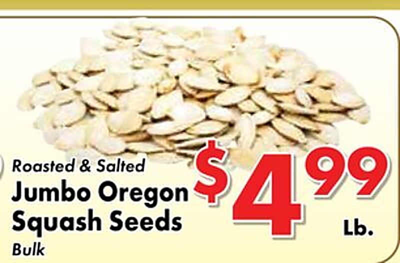 Jumbo Oregon Squash Seeds - Valley Marketplace weekly ad deal