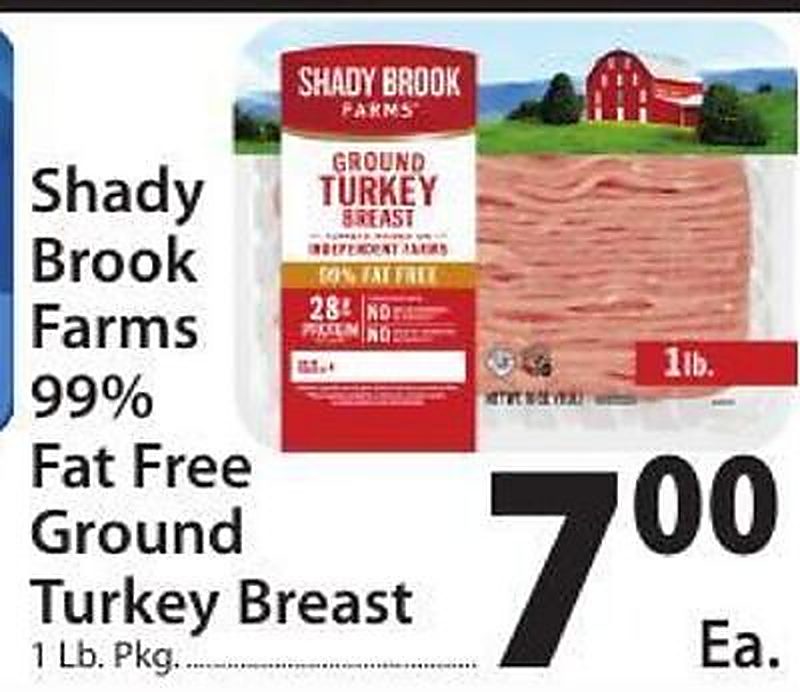 Shady Brook Farms 99% Fat Free Ground Turkey Breast - West Side Marketplace weekly ad deal