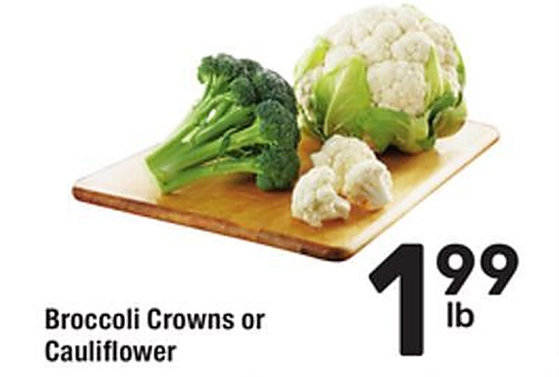 Broccoli Crowns or Cauliflower - Randalls weekly ad deal