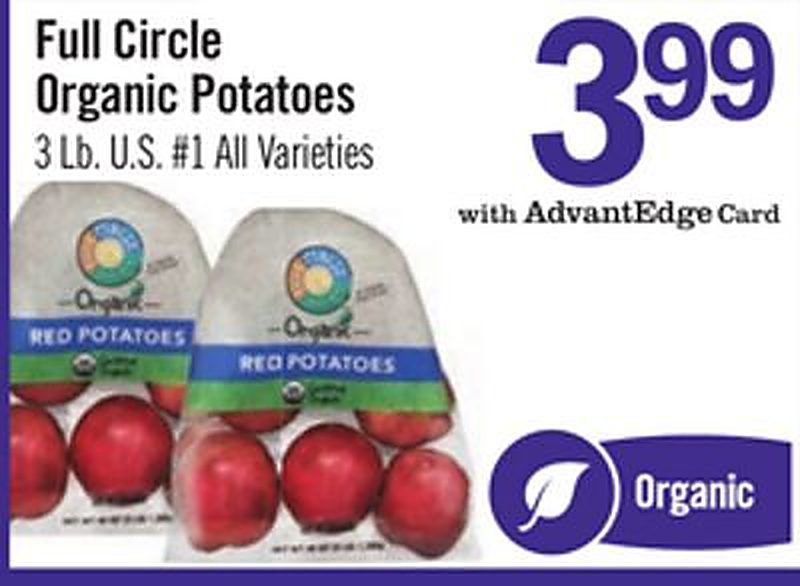 Full Circle Organic Potatoes - Price Chopper weekly ad deal