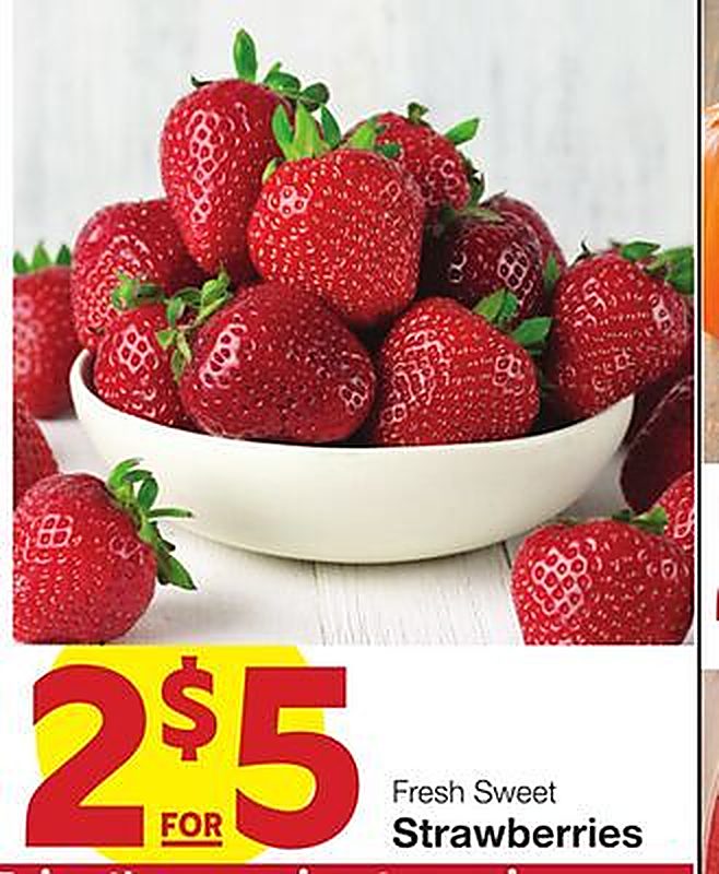 Fresh Sweet Strawberries - Market Street weekly ad deal