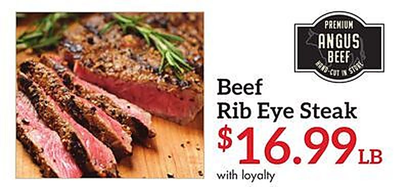 Beef Rib Eye Steak - Remke Markets weekly ad deal
