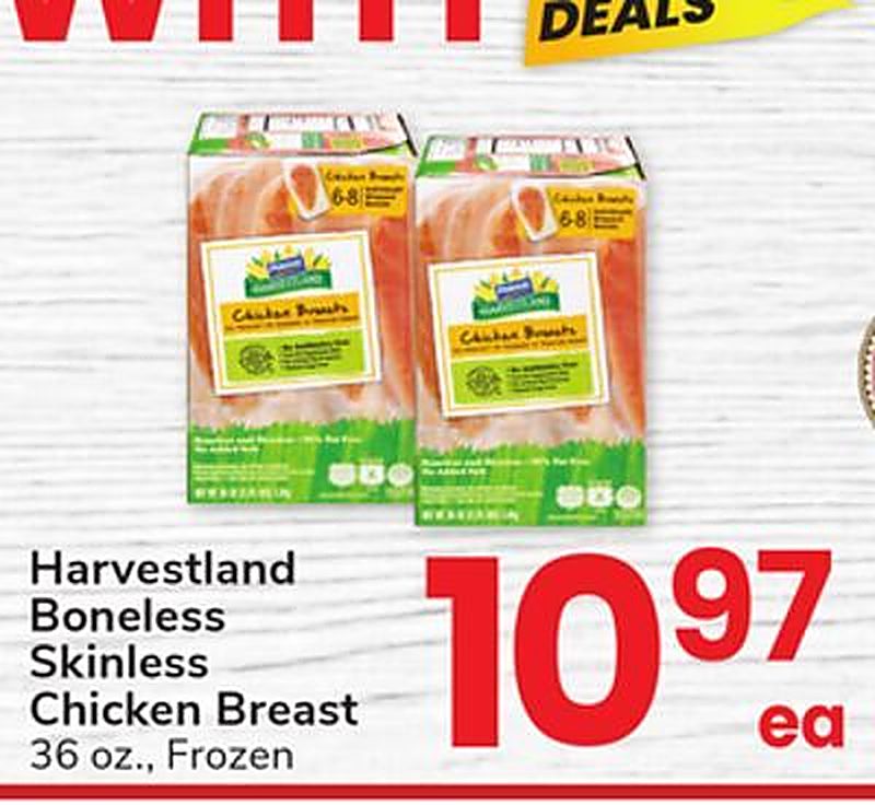 Harvestland Boneless Skinless Chicken Breast - Vons weekly ad deal