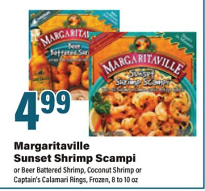 Margaritaville Sunset Shrimp Scampi - Big Y weekly ad deal