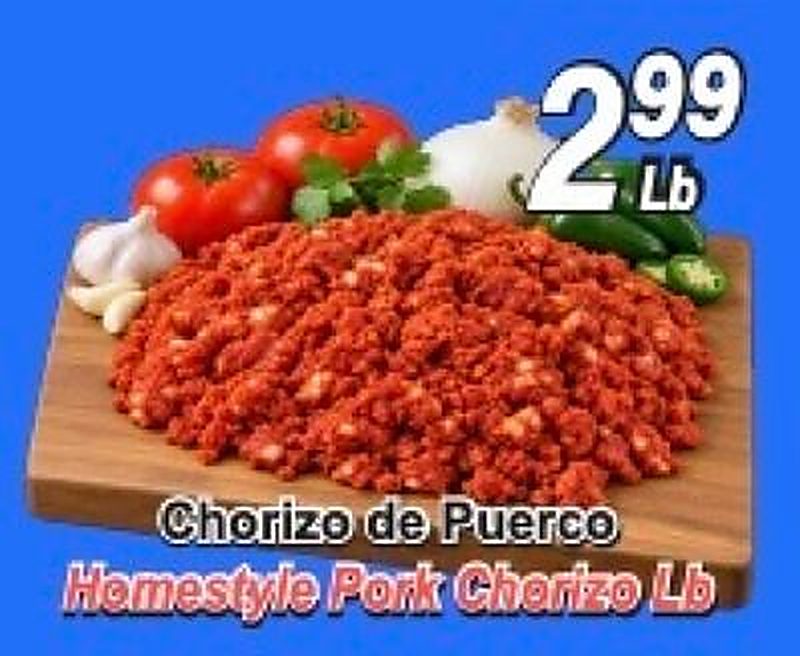 Homestyle Pork Chorizo - El Mezquite Market weekly ad deal
