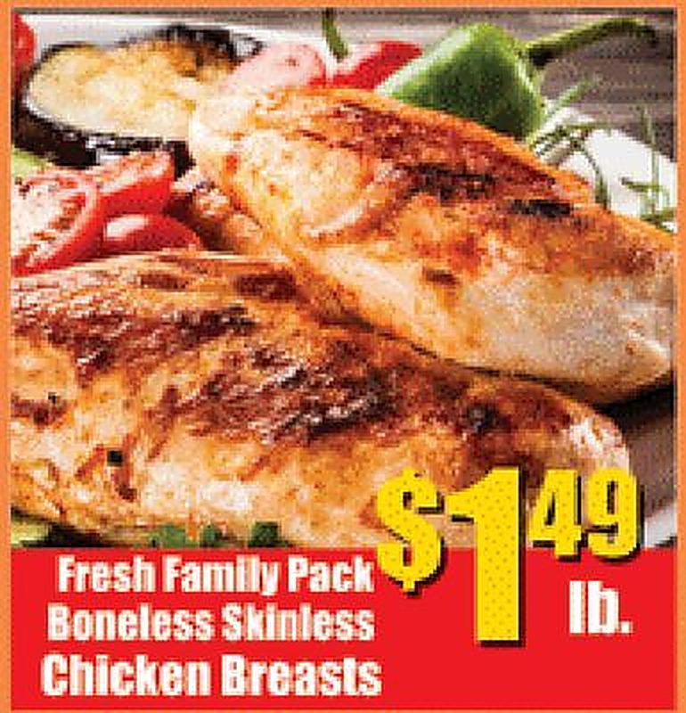 Fresh Family Pack Boneless Skinless Chicken Breasts - Reams weekly ad deal
