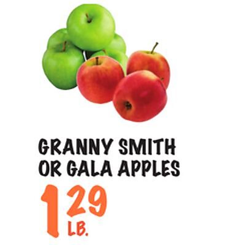 GRANNY SMITH OR GALA APPLES - Foodarama weekly ad deal