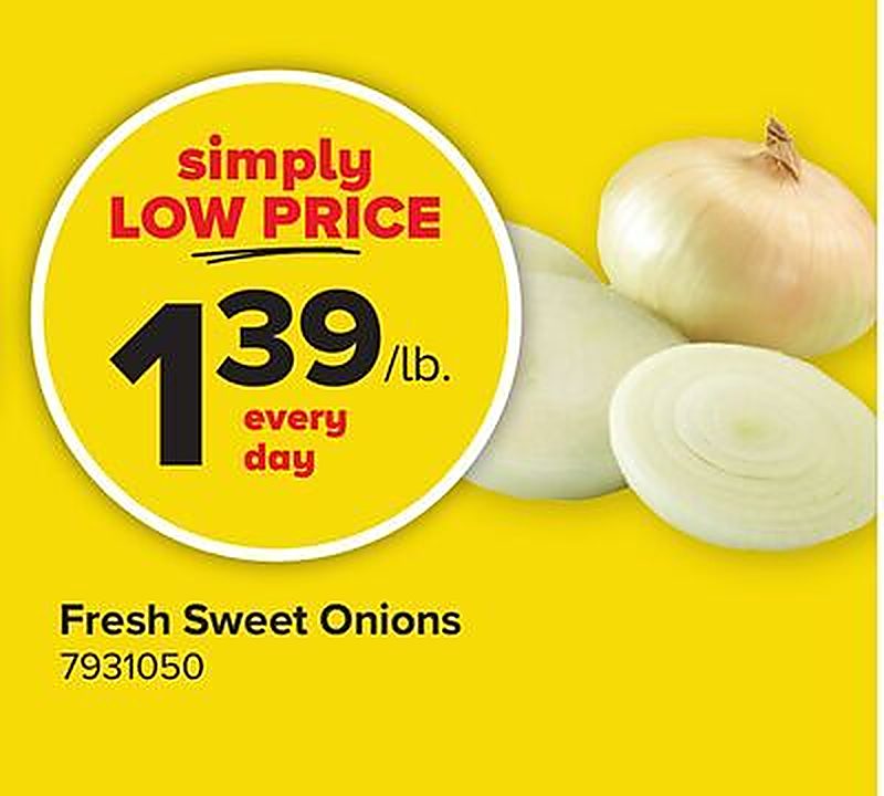Fresh Sweet Onions - Giant Food Stores weekly ad deal